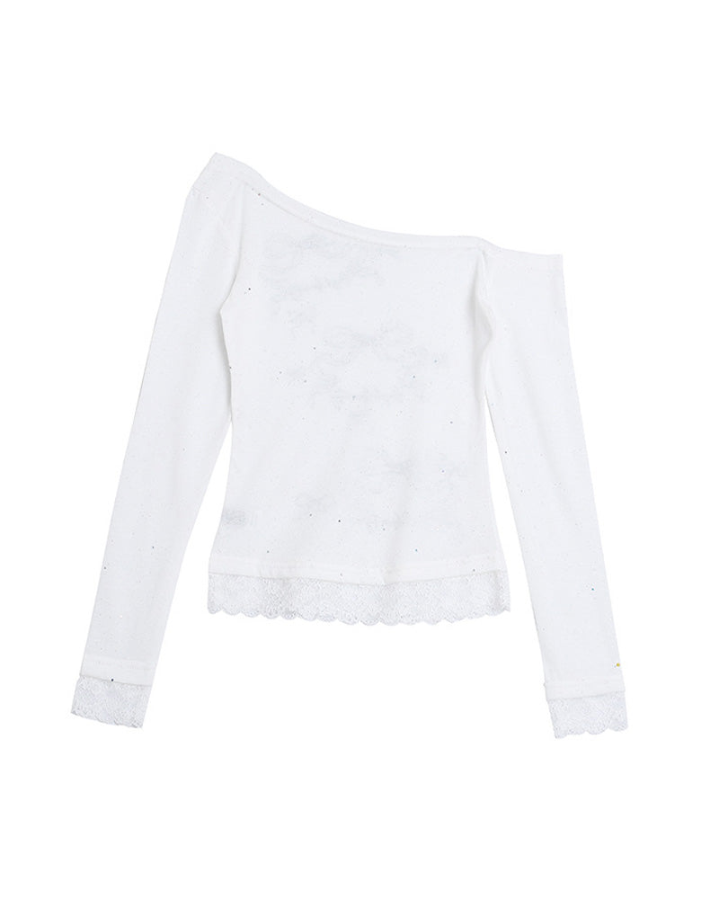 レトロ可愛いシンプル長袖