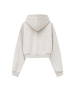 445g Cropped hooded sweatshirt