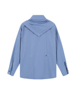 Shawl-Collar Long-Sleeve Shirt