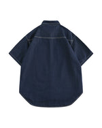 無地半袖ポケットシャツ