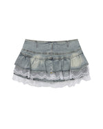 심플한 데님 스커트