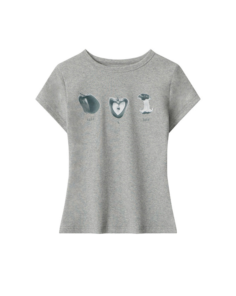 Apple crew neck short sleeves