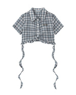 Plaid Cropped Shirt