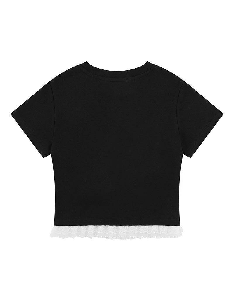Retro cute hot girl short sleeve