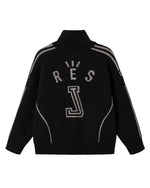 Striped knitted sweater