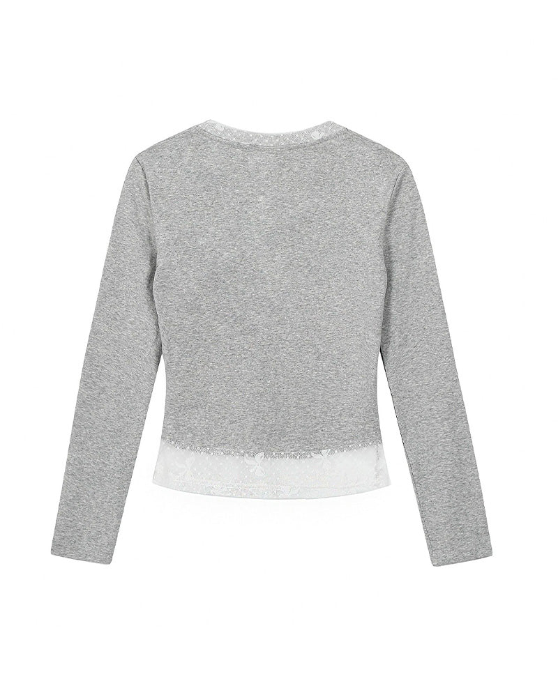 レトロなシンプルな長袖