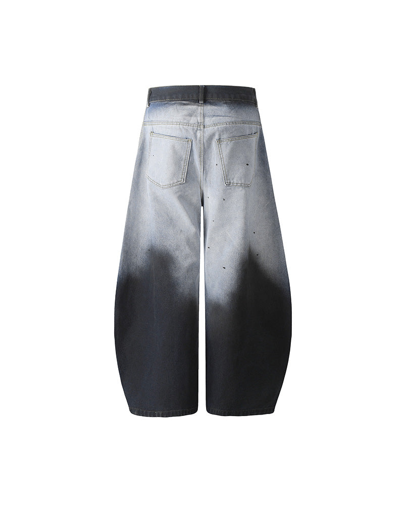 Workwear Washed Gradient Jeans