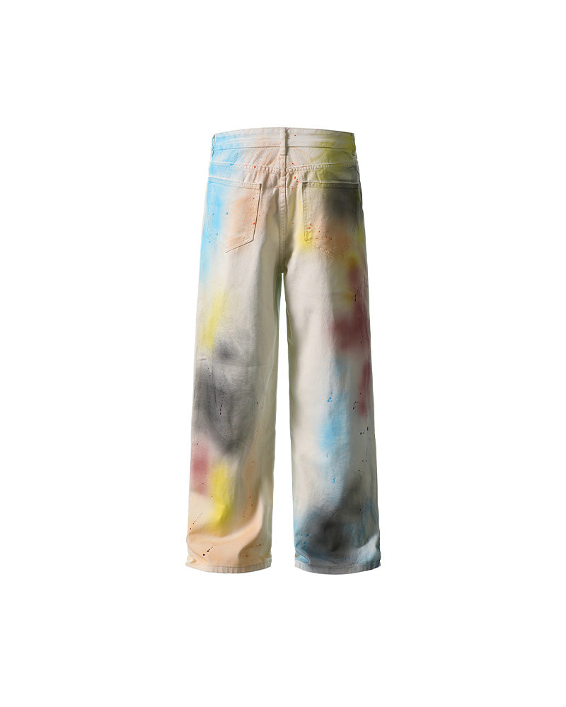 カラーインクジェットジーンズ