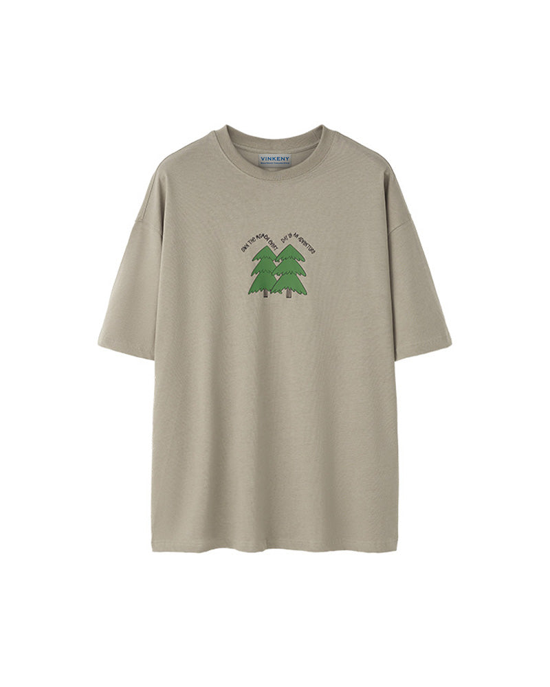 Casual cotton short sleeves