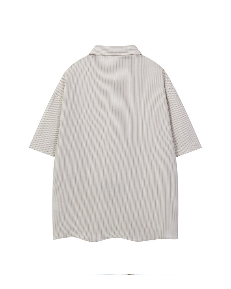 Retro embroidery casual short sleeves