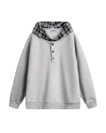 Casual fake two piece sweatshirt