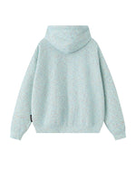 Colorful Puppy Fake Two-Piece Hooded Sweatshirt