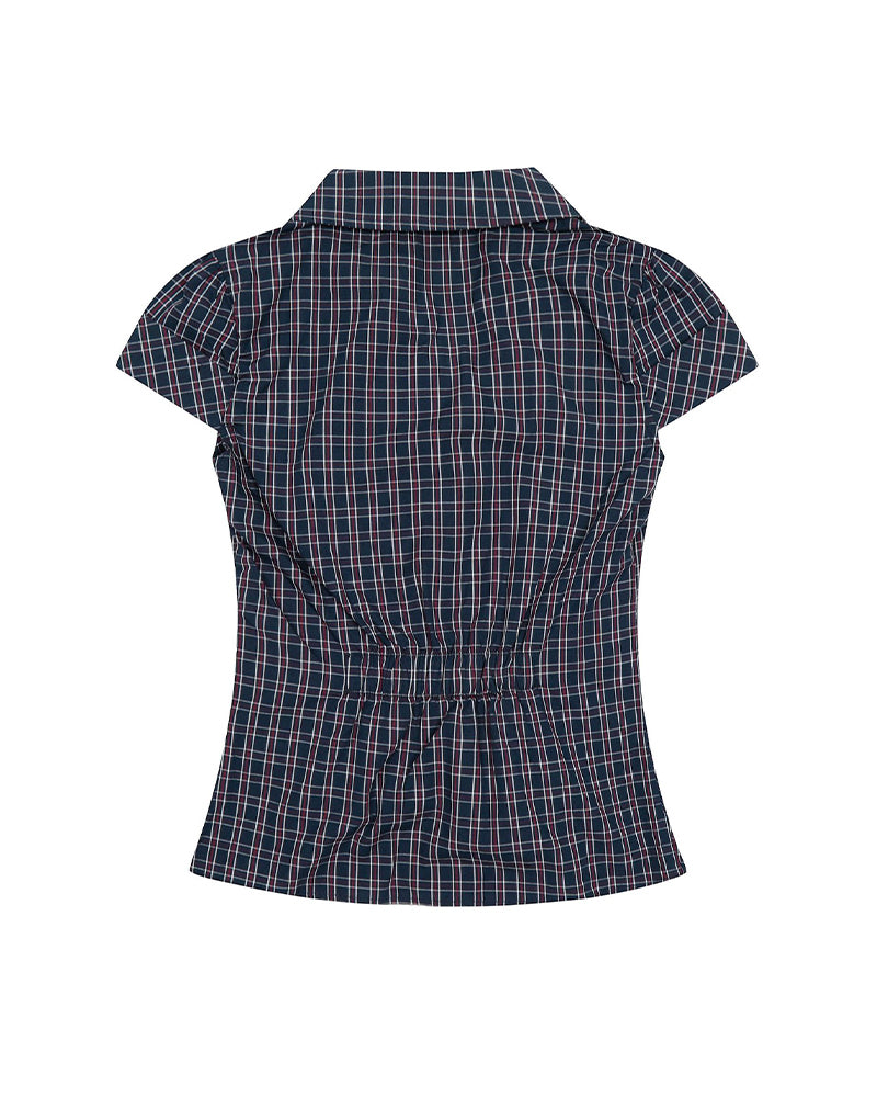 ヴィンテージチェック半袖シャツ