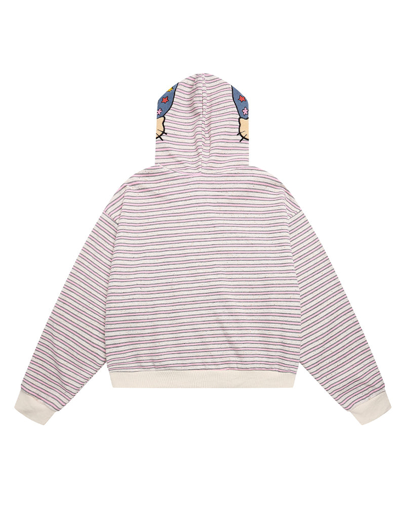 Fun cartoon striped jacket