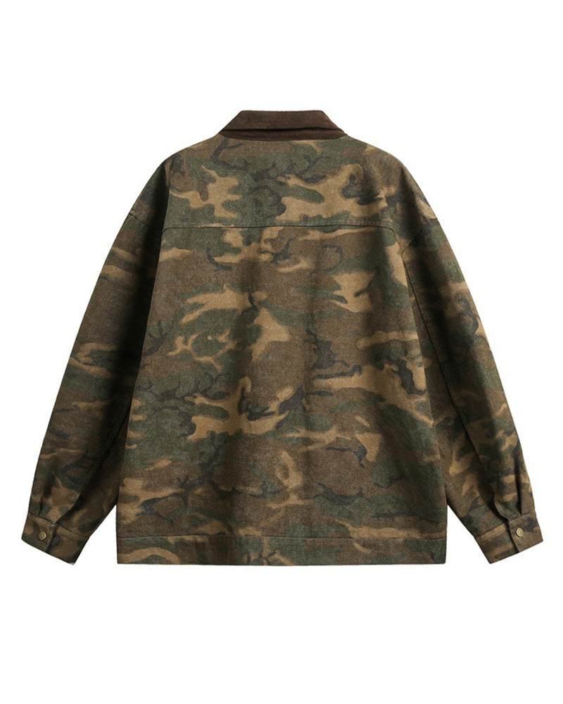 Camouflage work jacket