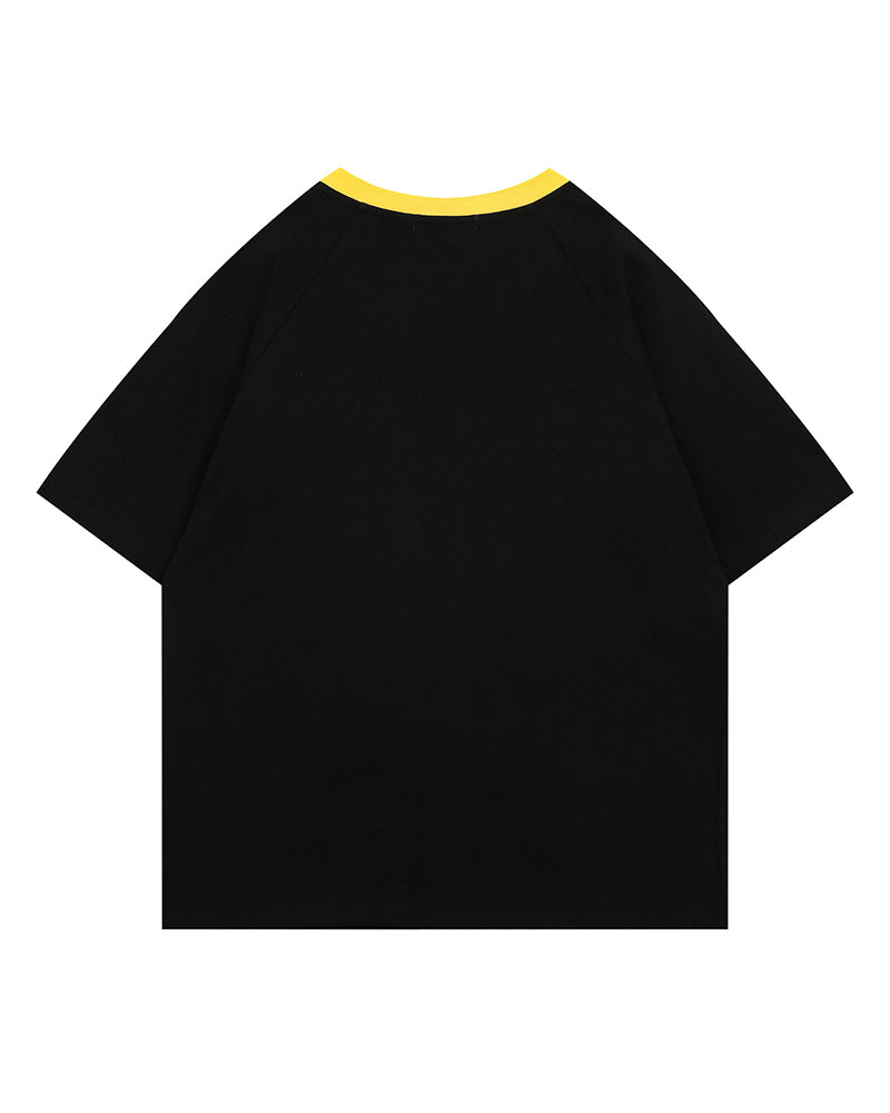 Simple pattern short sleeves