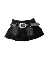 Designer denim skirt