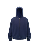 430g Fleece-Lined Zip-Up Hoodie