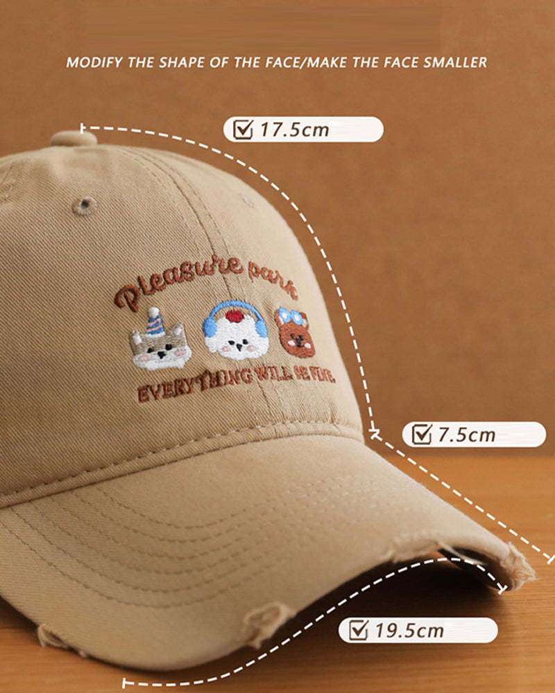 かわいい野球帽