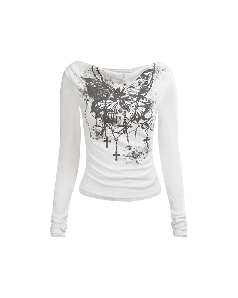 Retro Hot Girl Long Sleeve