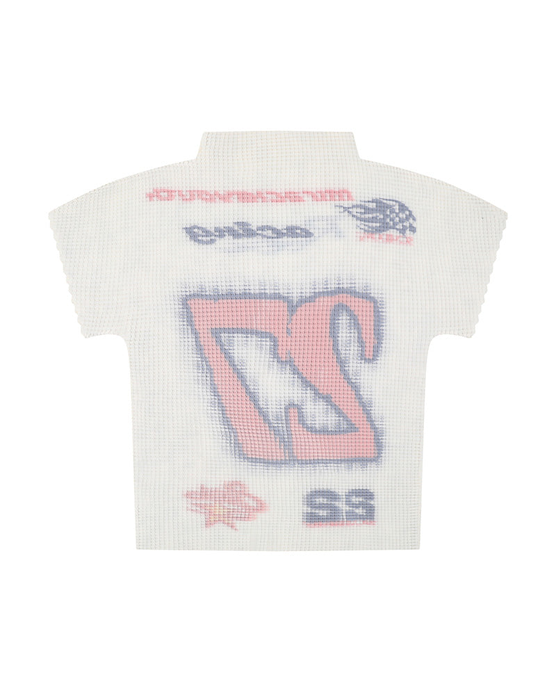 レトロなホットガールの半袖