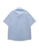 かわいい漫画の刺繍シャツ