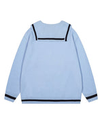 재미있는 패턴 풀오버 스웨터