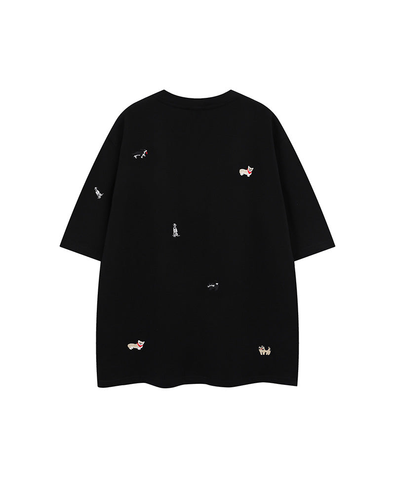 Cute loose short sleeves