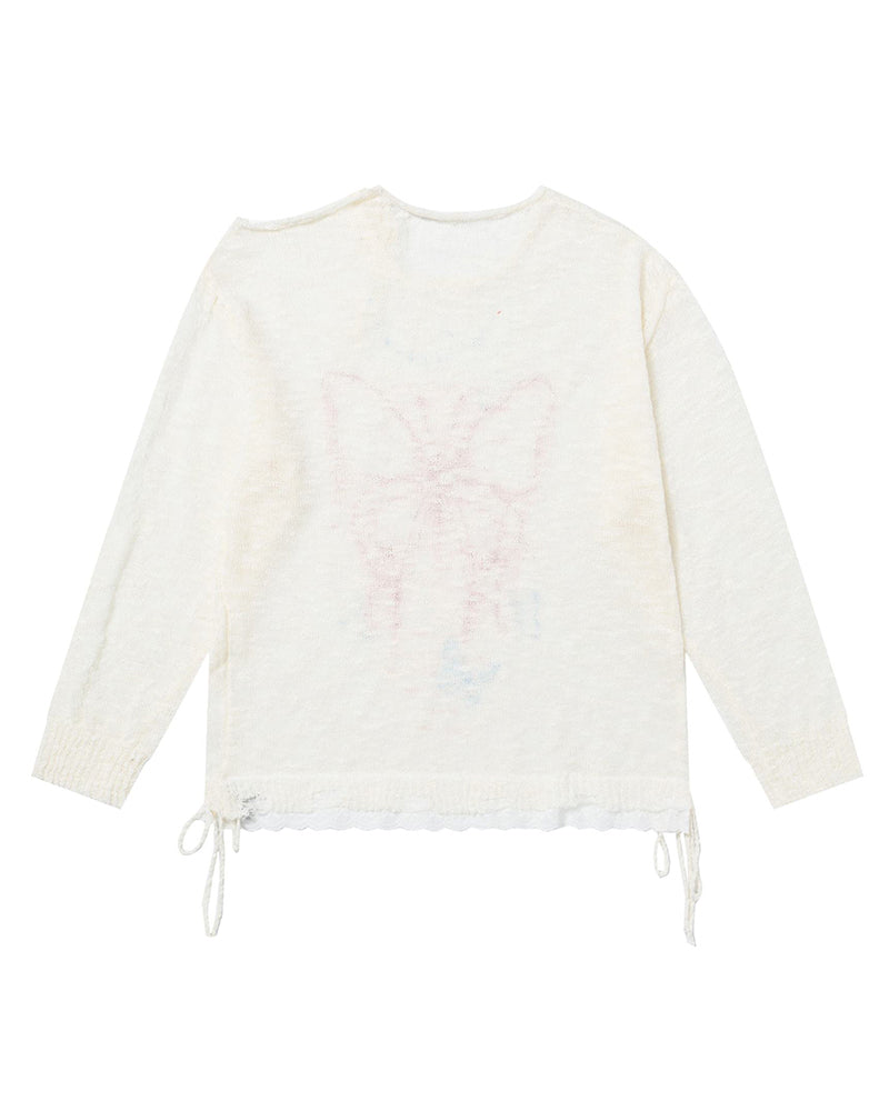 バタフライカジュアル長袖