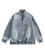 ヴィンテージウォッシュデニムジャケット