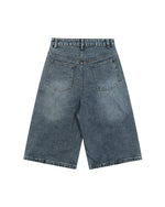 Vintage graphic denim shorts