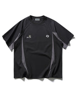 레트로 콘트라스트 컬러 스티칭 반팔