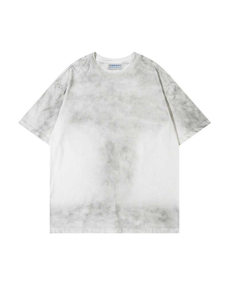 ウォッシュ加工のゆったりとした半袖