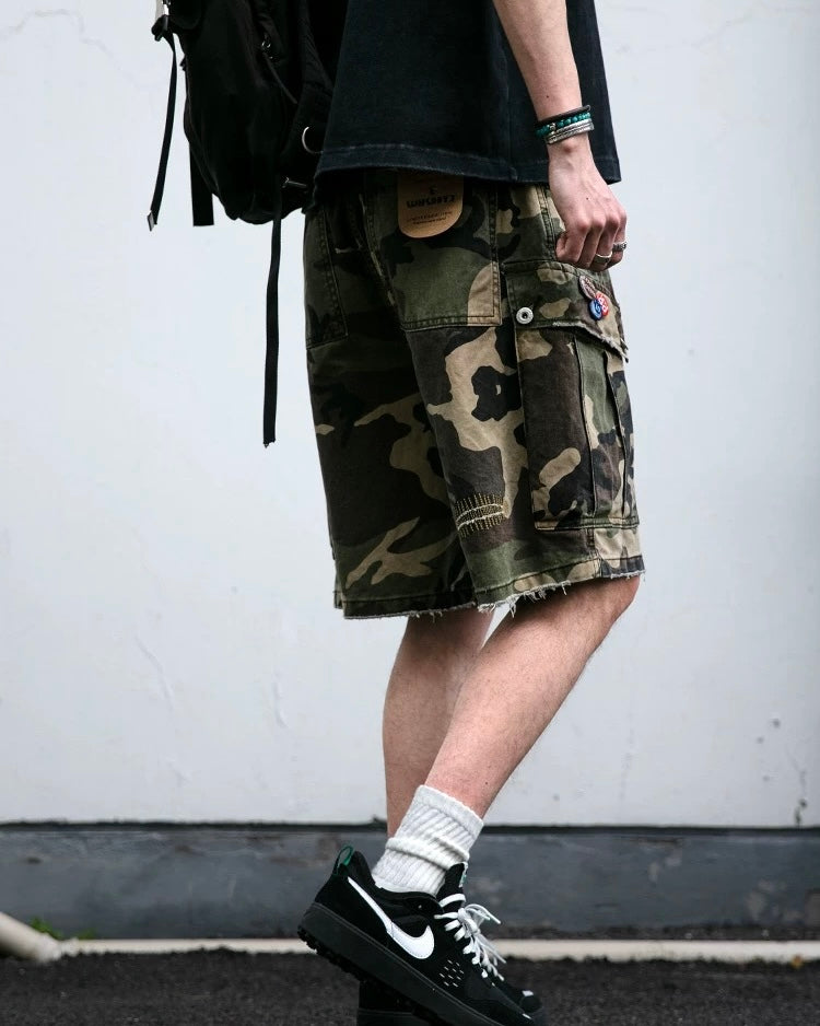 迷彩カーゴカジュアルパンツ