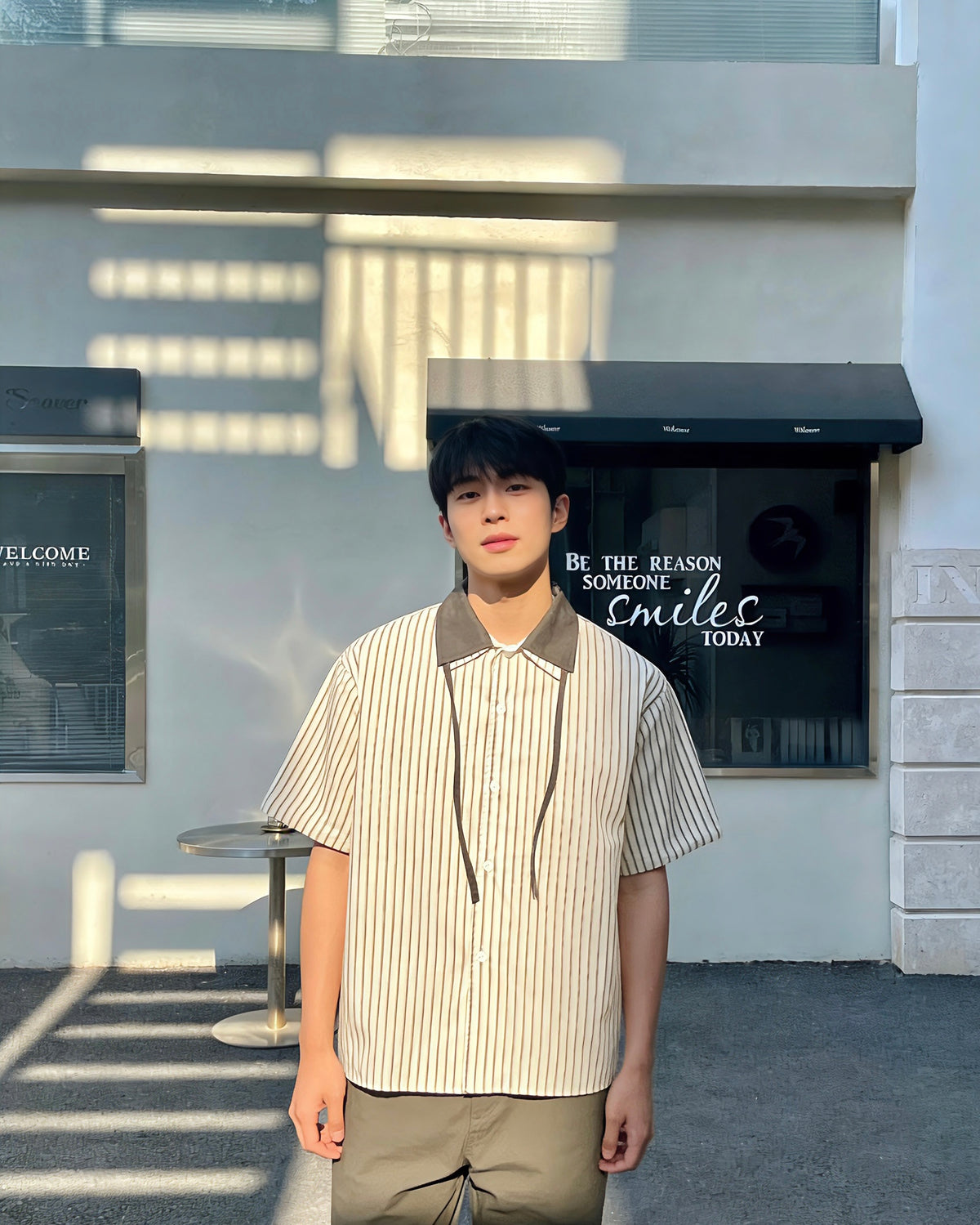 Striped Short-Sleeve Shirt