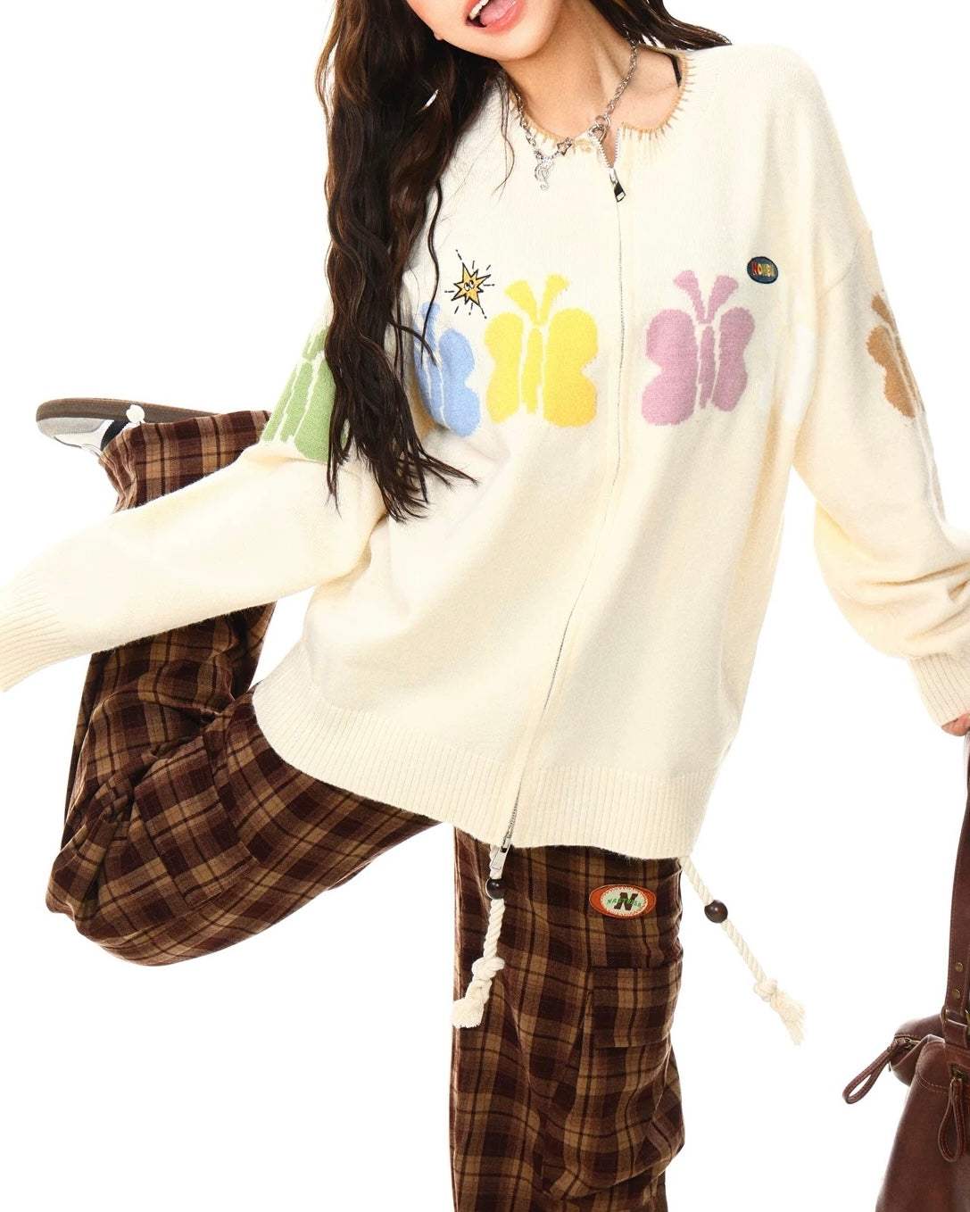 バタフライカーディガンセータージャケット