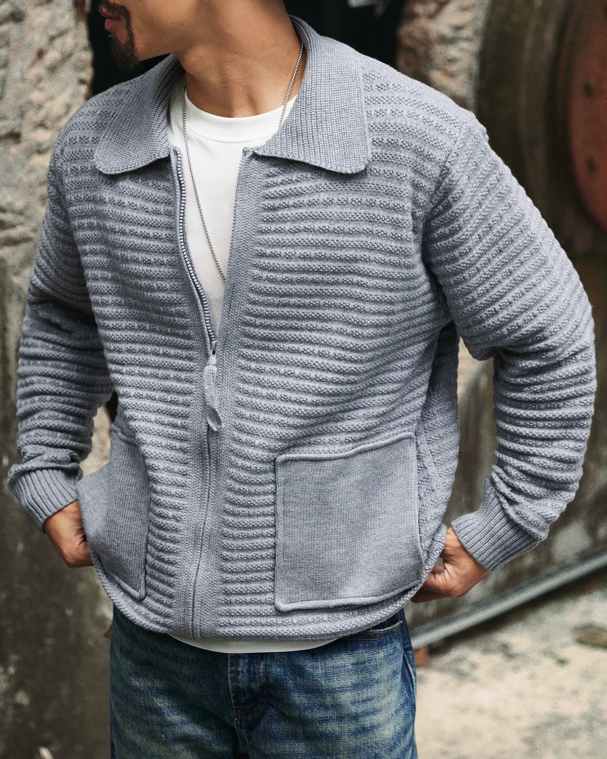 レトロカジュアルセーター