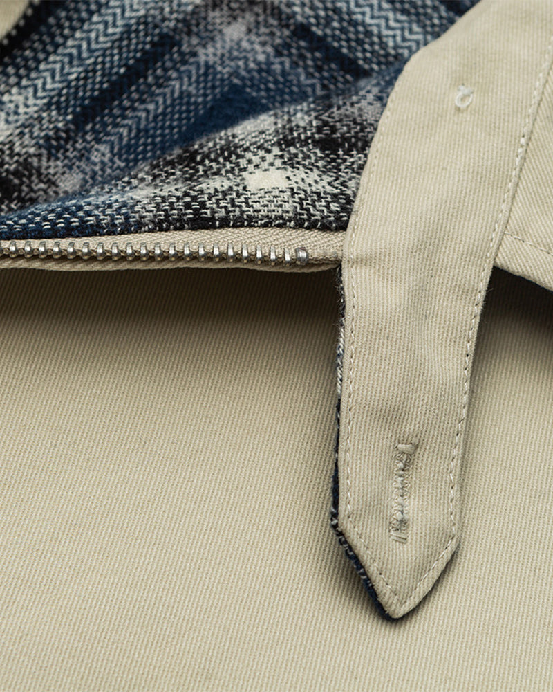 パッチワークのリバーシブルワークジャケット