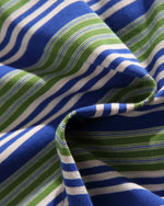 Contrast striped short sleeves