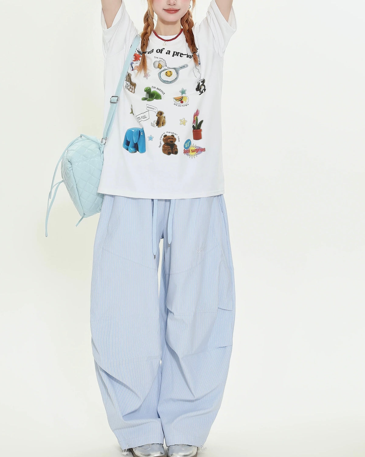 漫画のシンプルな半袖