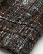 レトロなパッチワークチェック柄ワークジャケット