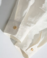 Faux two-piece long-sleeved shirt