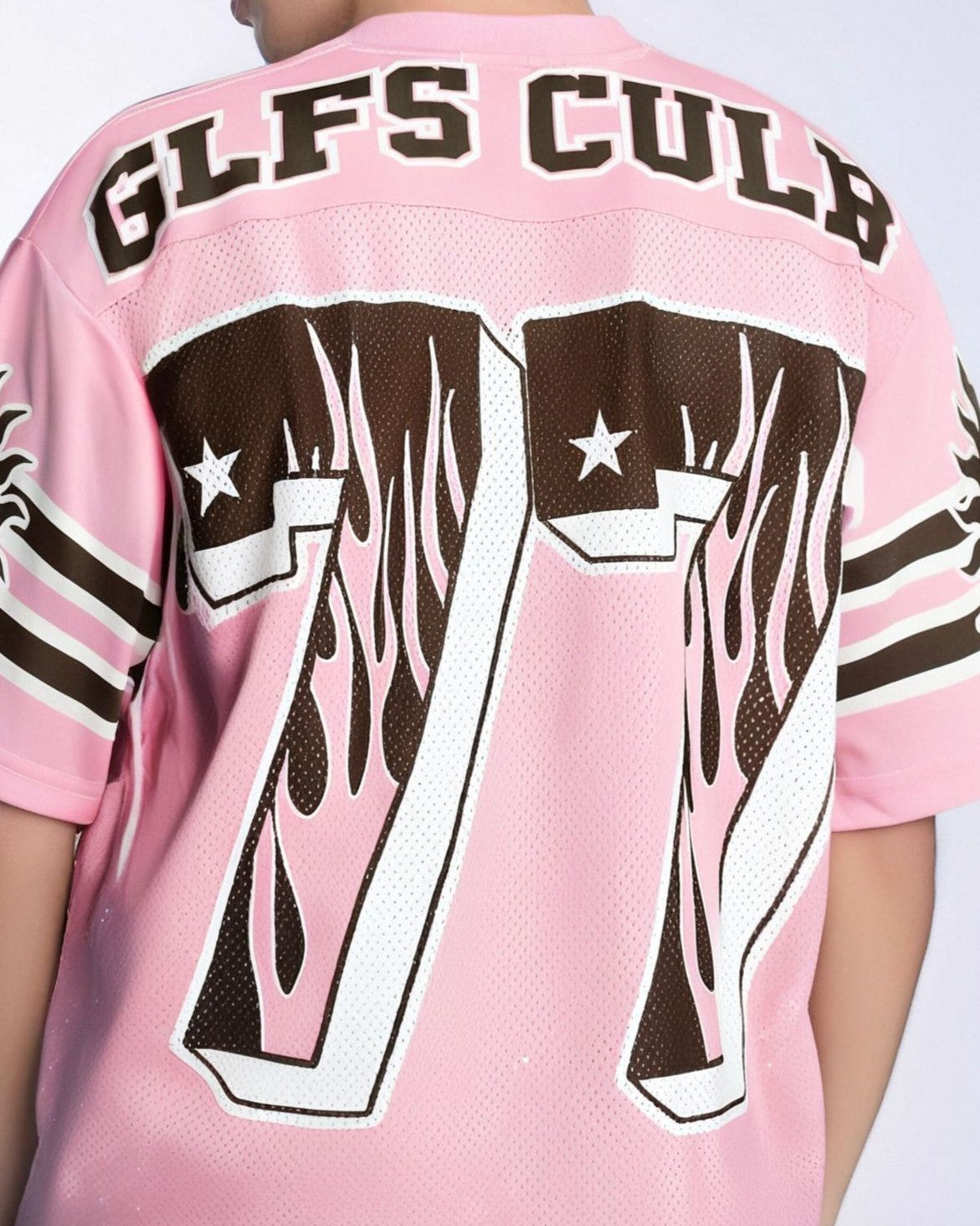 Retro V-neck sports short sleeves