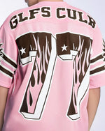 Retro V-neck sports short sleeves