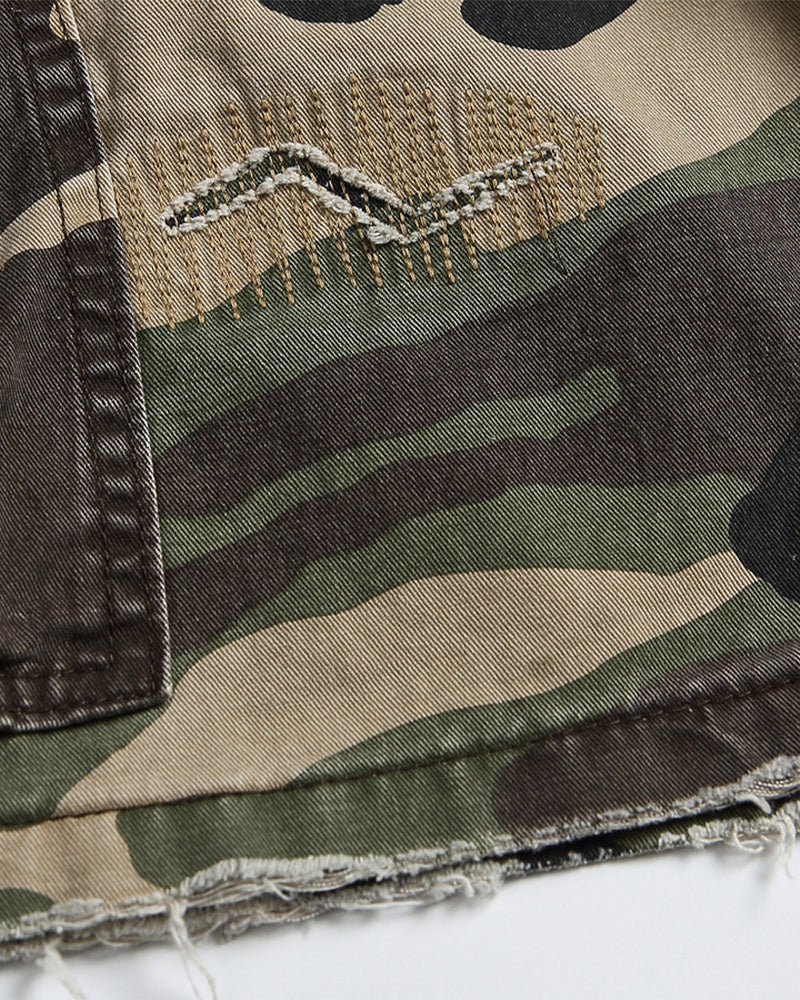 迷彩カーゴカジュアルパンツ