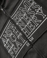 パッチワークフード付きスウェットシャツジャケット