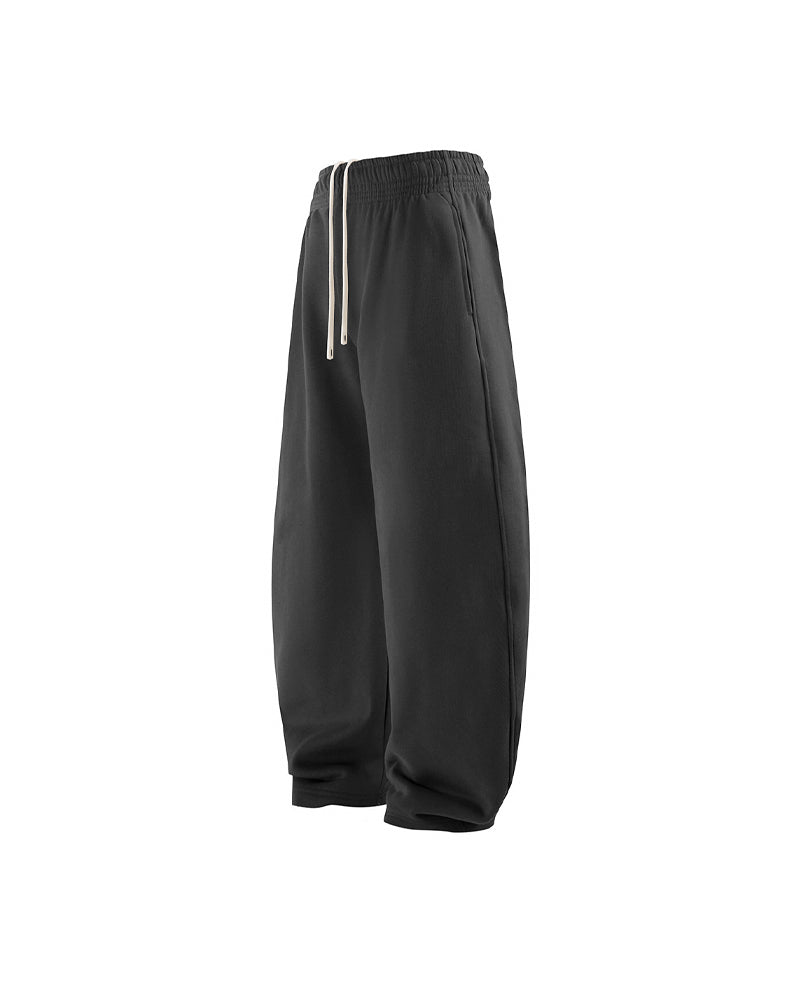 430g Fleece-Lined Loose Sweatpants