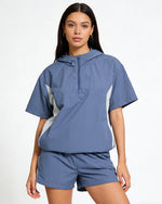 Color-block Patchwork Pullover Shirt