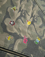 グラフィティ迷彩ジャケット