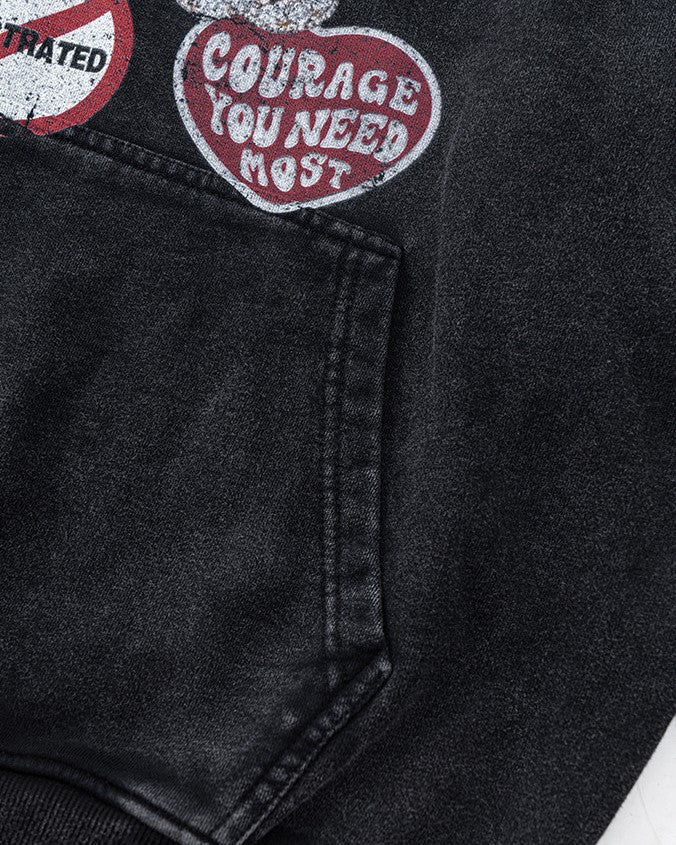 バッジパーカー